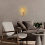 Opviq Lámpara de Pared Leaf - 15322 Dorado